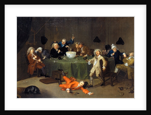 A Midnight Modern Conversation by William Hogarth