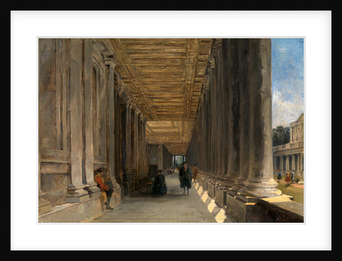 The Colonnade of Queen Mary's House, Greenwich, London by James Holland