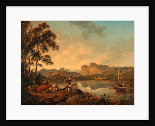 Langdale Pikes from Lowood by Julius Caesar Ibbetson