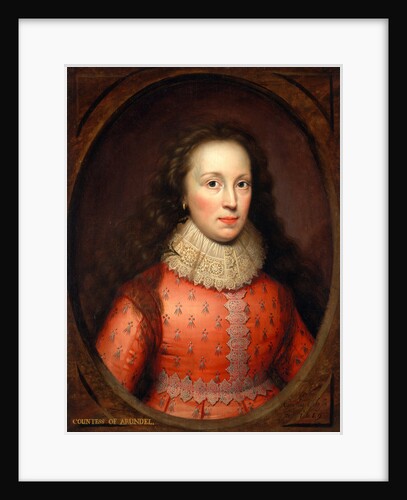 Portrait of a Woman, traditionally identified as the Countess of Arundel by Cornelius Johnson