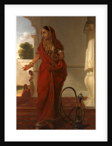 Dancing Girl An Indian Dancing Girl with a Hookah by Tilly Kettle