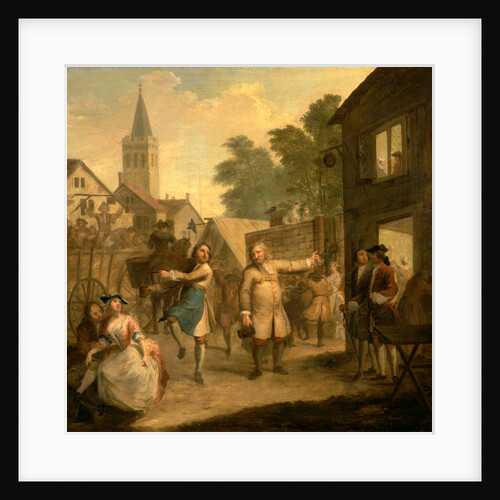 Hob Continues Dancing in Spite of his Father by John Laguerre