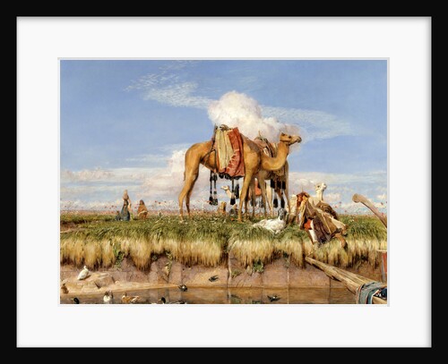 On the Banks of the Nile, Upper Egypt by John Frederick Lewis