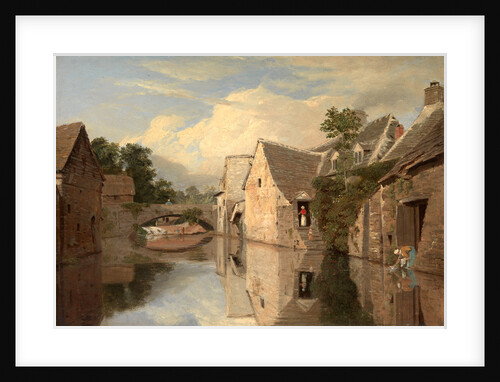 Cottages by a River by William Linton