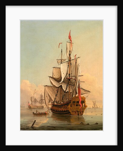 Shipping in a Calm by Peter Monamy