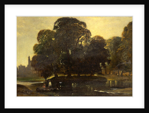 A View of Eton and the Fellows Eyot by William James Muller