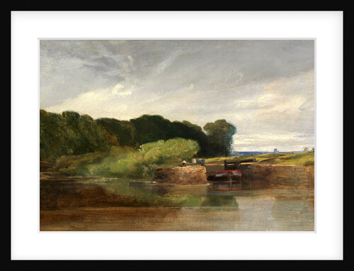 Hanham Lock on the Avon by William James Muller