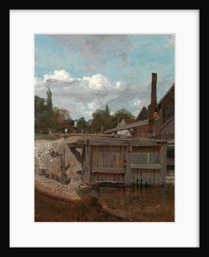 Lock gate by William Mulready