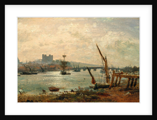 Rochester Cathedral and Castle by Frederick Nash