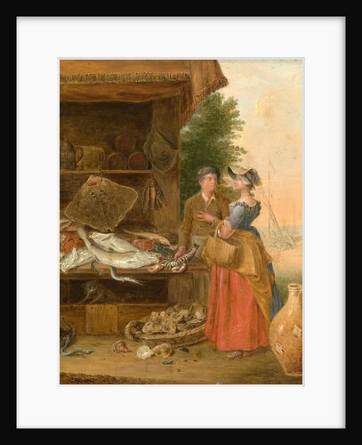 Fishmonger's stall by Balthazar Nebot