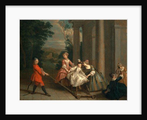 Children Playing with a Hobby Horse by Joseph Francis Nollekens