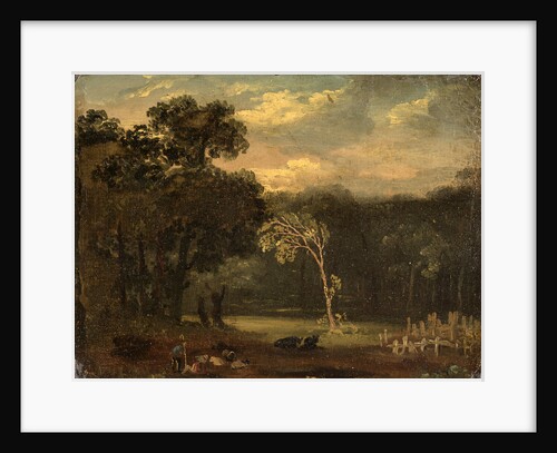 Sketch from Nature in Sion Park, London by Samuel Palmer
