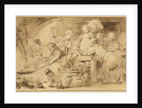 Making Fritters (Les Beignets) by Jean-Honoré Fragonard