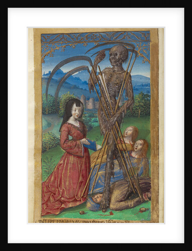 Denise Poncher before a Vision of Death by Master of the Chronique scandaleuse