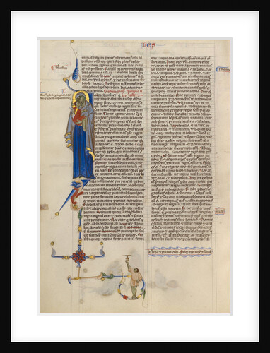 Initial I: Virgin and Child by Anonymous
