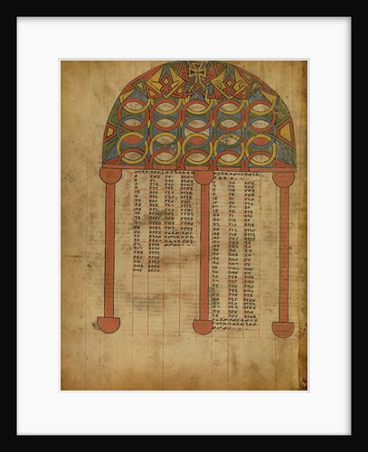 Canon Table Page by Anonymous