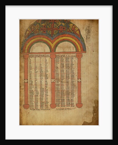 Canon Table Page by Anonymous