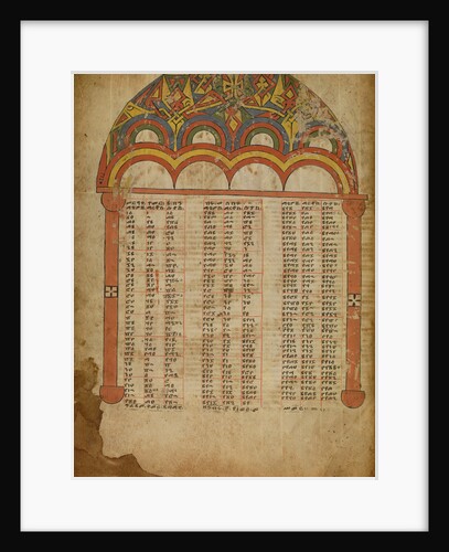 Canon Table Page by Anonymous