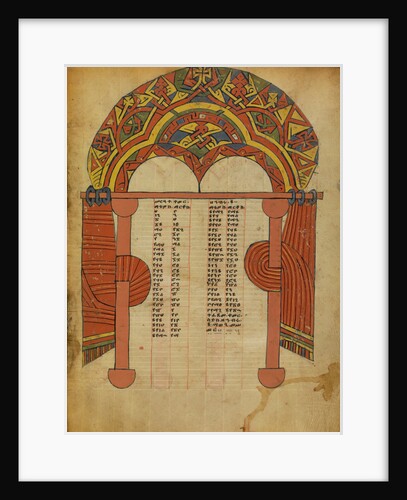 Canon Table Page by Anonymous
