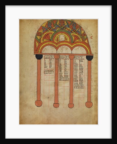 Canon Table Page by Anonymous