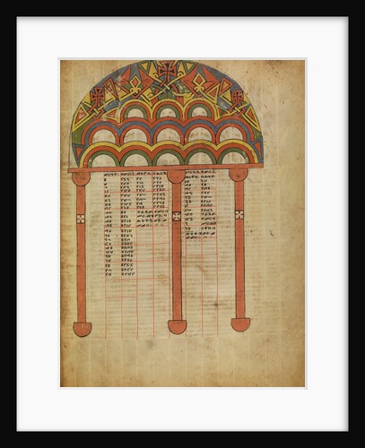 Canon Table Page by Anonymous