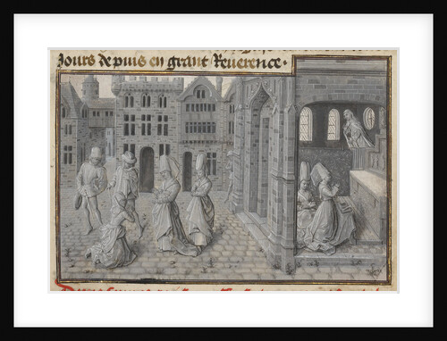 Miniature from The Miracles of Our Lady by Lieven van Lathem