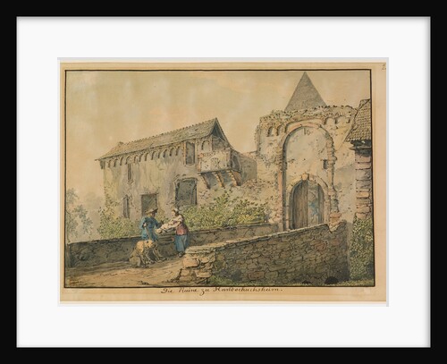 Ruin of the Tiefburg at Handschuhsheim by Carl Philipp Fohr