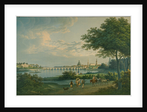 View of Dresden by Christian Gottlieb Hammer