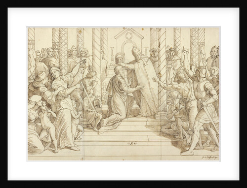 The Coronation of Charlemagne by Julius Schnorr von Carolsfeld