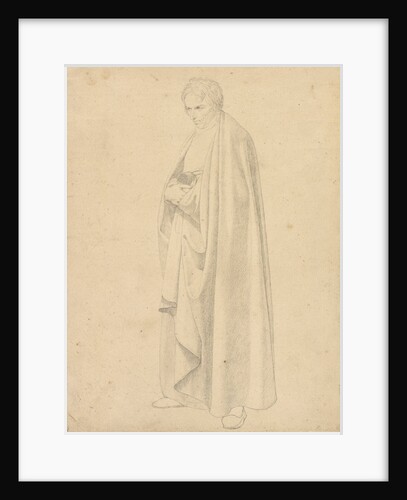 Joseph Wintergerst in a Floor-length Coat, Standing, with his Hands Placed on Top of one another by Wilhelm von Schadow