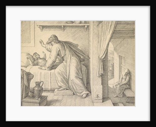 Elijah Revives the Son of the Widow of Zarephath by Julius Schnorr von Carolsfeld