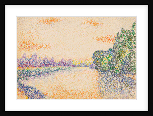The Banks of the Marne at Dawn by Albert Dubois-Pillet