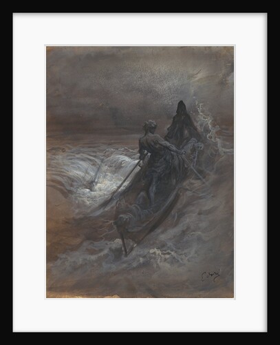 After the Shipwreck - Design for an Illustration of Coleridge's The Rime of the Ancient Mariner by Gustave Doré