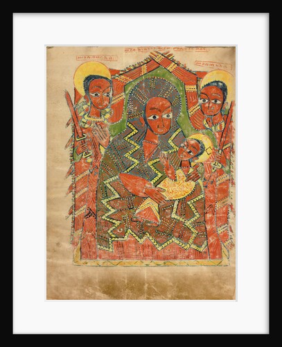 The Virgin and Child with the Archangels Michael and Gabriel by Anonymous