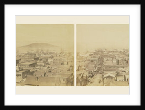 Six-part Panorama of San Francisco by Carleton Watkins