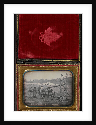 Untitled Placer mining scene by Anonymous