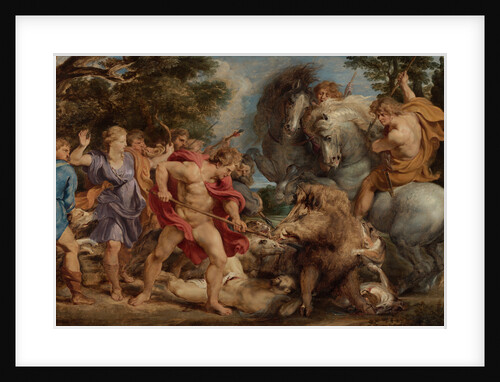 The Calydonian Boar Hunt by Peter Paul Rubens