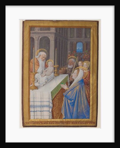 The Presentation in the Temple by Jean Bourdichon