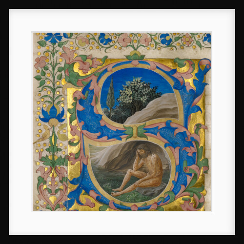 Initial S: Job by Francesco di Antonio del Chierico