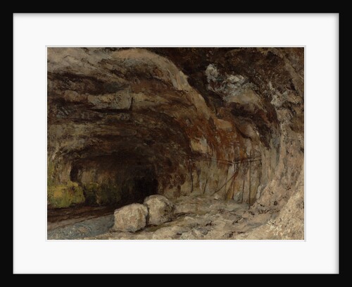 Grotto of Sarrazine near Nans-sous-Sainte-Anne by Gustave Courbet
