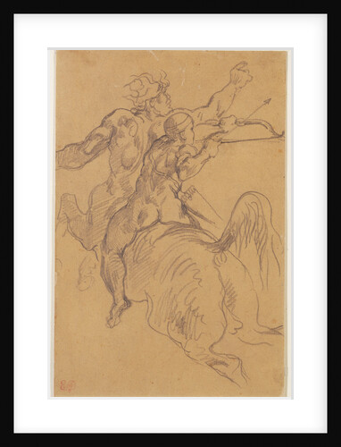 The Education of Achilles by Eugène Delacroix