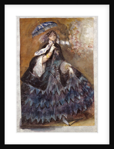 Woman with a Parasol by Constantin Guys