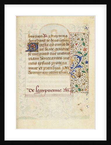 Decorated Text Page by Anonymous