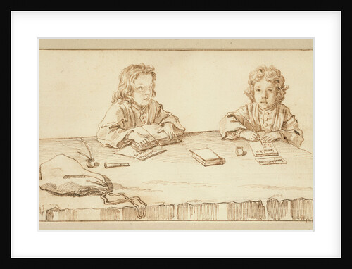 Portraits of Serafino and Francesco Falzacappa by Pier Leone Ghezzi