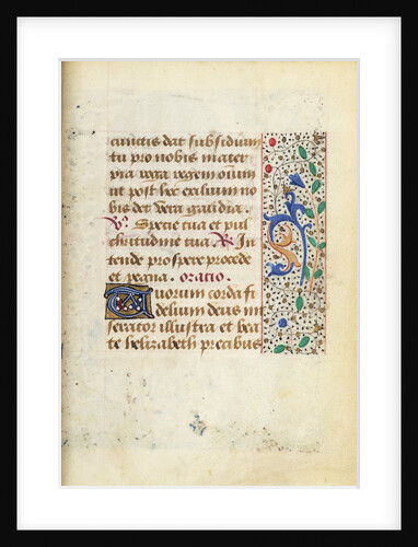 Decorated Text Page by Anonymous