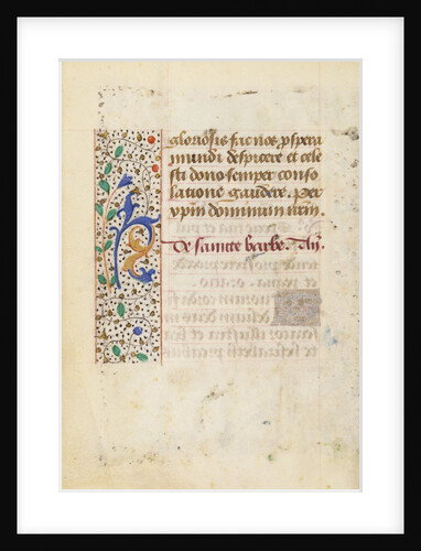 Decorated Text Page by Anonymous