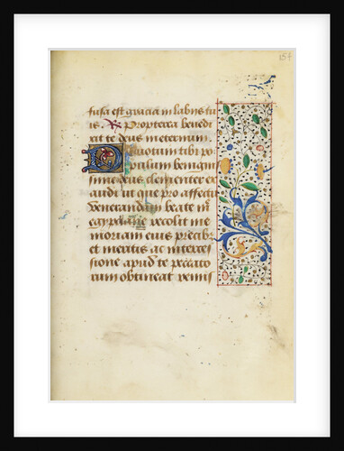 Decorated Text Page by Anonymous