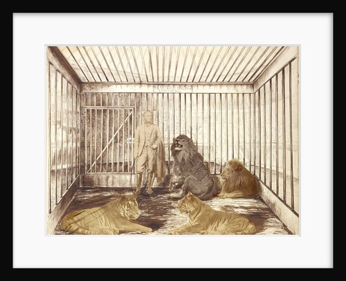 Portrait of a Man with Lions by Anonymous