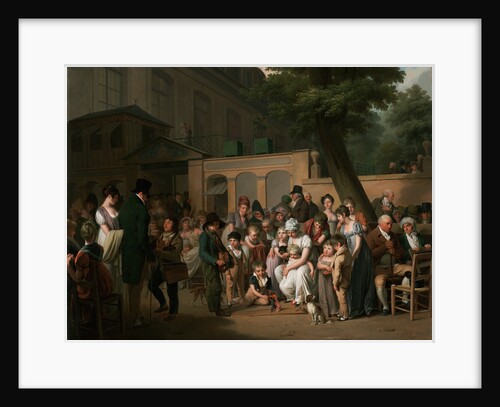 Entrance to the Jardin Turc by Louis-Léopold Boilly