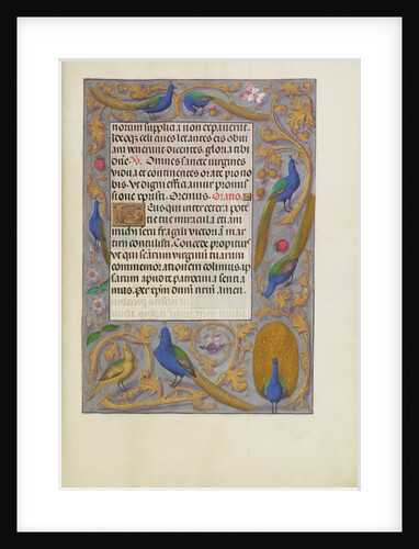 Decorated Text Page by Anonymous